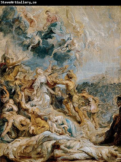 Peter Paul Rubens The Martyrdom of Saint Ursula and the Eleven Thousand Maidens